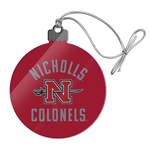 GRAPHICS & MORE Nicholls State University Colonels Logo Acrylic Christmas Tree Holiday Ornament