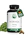 Moringa Oleifera – Alta dose: 19.500 mg di polvere di moringa (1.950 mg di estratto (10:1)) – 100% vegano & senza additivi – 270 capsule (3 mesi) – Vegano & testato in laboratorio – Green Naturals® immagine