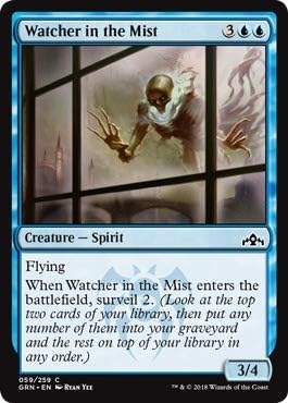 Magic The Gathering - Watcher in The Mist (59/259) - Guilds of Ravnica - Foil