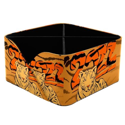 Porte-stylos tigre rectangulaire, organiseur de bureau papeterie - 2