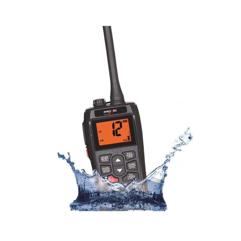RECENT RS-50M Ricetrasmittente VHF galleggiante e waterproof IPX7