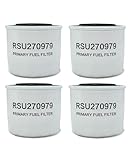 HERO Fuel Filter Spin-On Replaces 270979 M811031 P550048 33399 Pack of 4