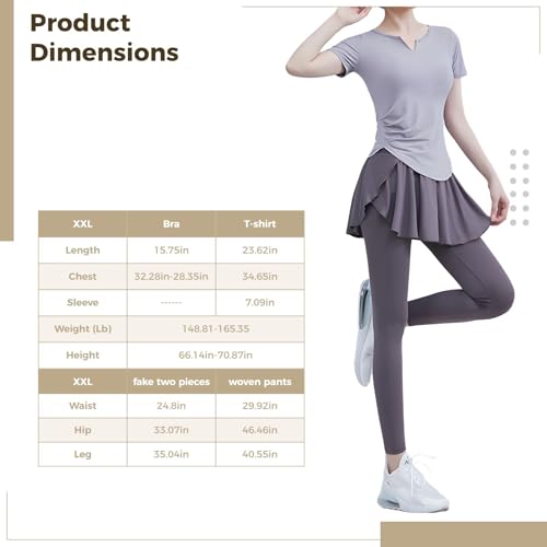 Ensemble pilates respirant polyester élasthanne XXL