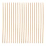 IDEANATEGRATE 20pcs Unfinished Triangle Wood Trim Molding - 6mmx30cm Wood Trim Molding DIY Dowel Rod for Home Wall Cabinet Shelf Window Dooration