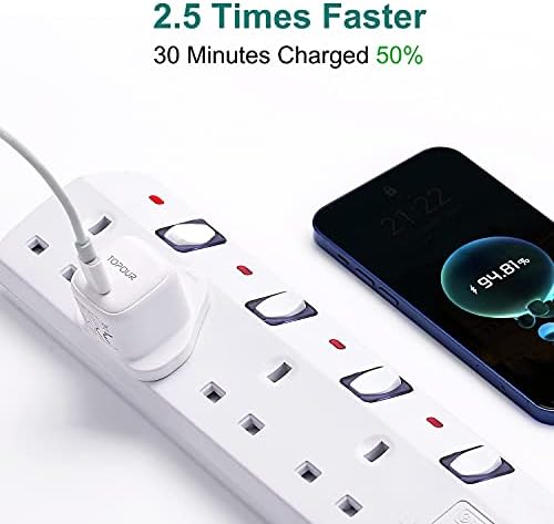 USB C Plug Fast Charge, USB C Charger PD 20W Charger, USB-C Charger,Type-C Wall Plug for iPhone 13 12 Pro Max/Mini/11/XS/XR/X/8/SE2,iPad Air 4,Samsung Galaxy S21 Ultra/S21+/S20 FE/Note20/S10,Pixel 4/5