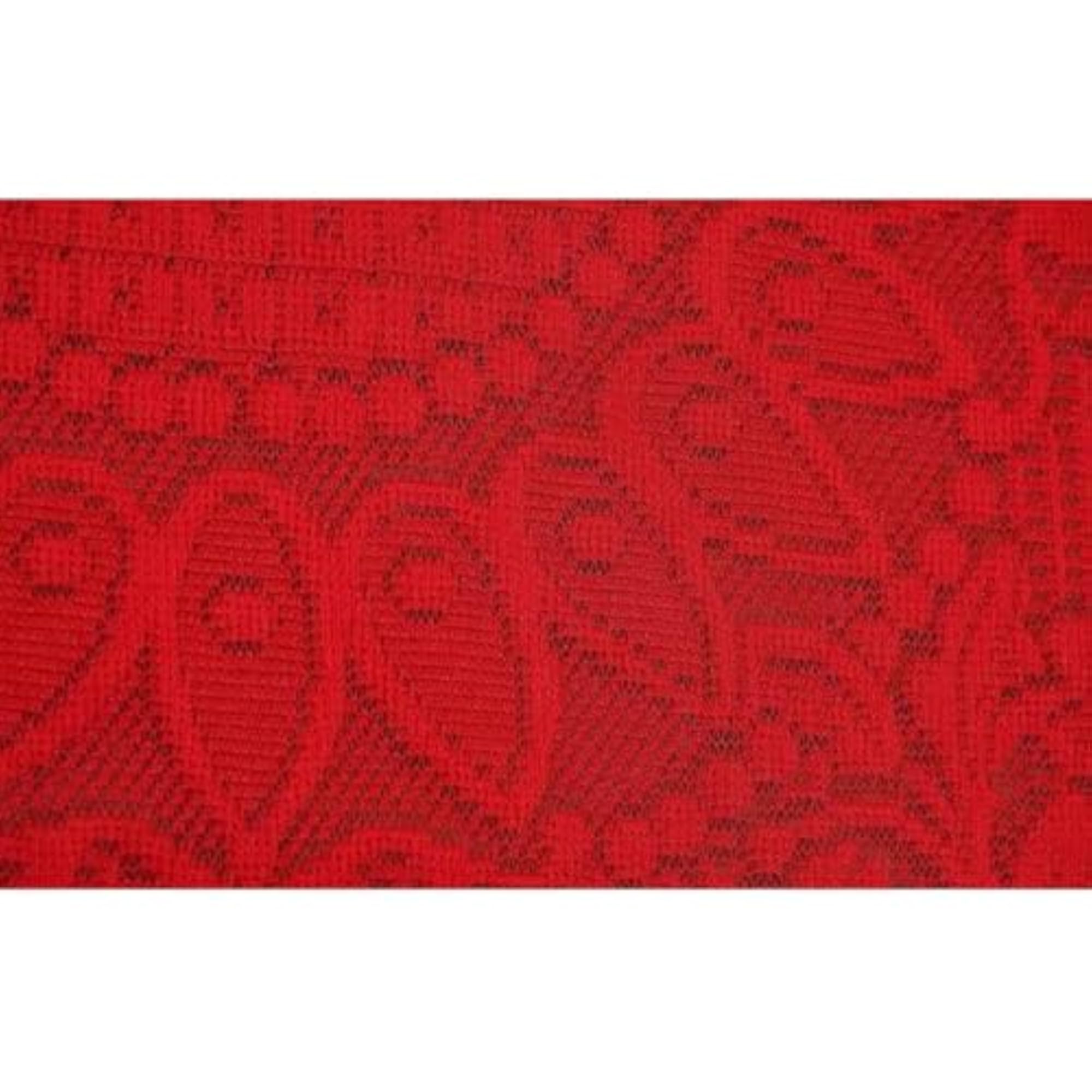 Fabric Round Table Cover Red, 40 Inch
