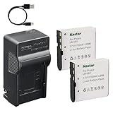 Kastar 2-Pack Battery and AC & USB-C Charger, Compatible with LB-060 GB-60 Camera, for Kodak PixPro AZ251 AZ361 AZ421 AZ422 AZ425 AZ501 AZ521 AZ522 AZ525 AZ526 Minolta MN53Z HP V5060 V556 GE X600