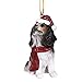 Design Toscano Christmas Xmas King Charles Cavaliers Holiday Dog Ornaments, Full Color