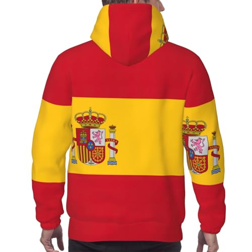 Sweat à capuche espagnol pour homme en coton épais