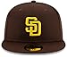 New Era MLB 9FIFTY Adjustable Snapback Hat Cap One Size Fits All (San Diego Padres Brown)