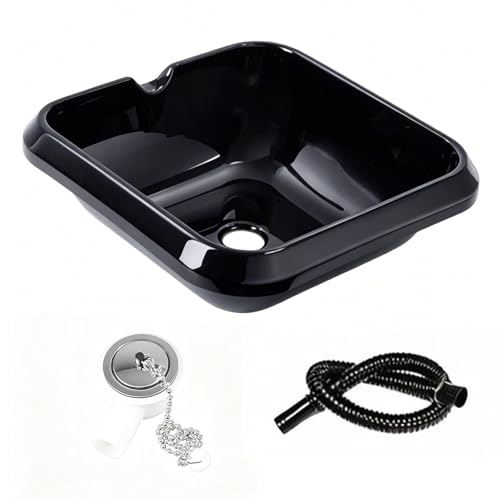 Fregadero acrílico para cocina pequeña con kit de drenaje completo 2