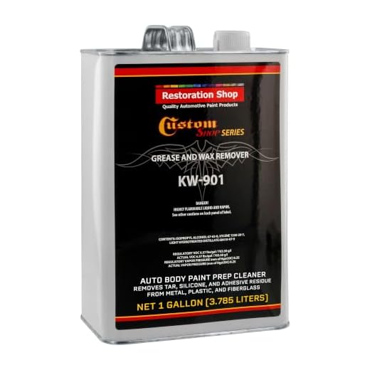 Custom Shop Restoration KW901 - Automotive Grease and Wax Remover Surface Prep Cleaner for Before Automobile Painting and All Painting Projects (Gallon)