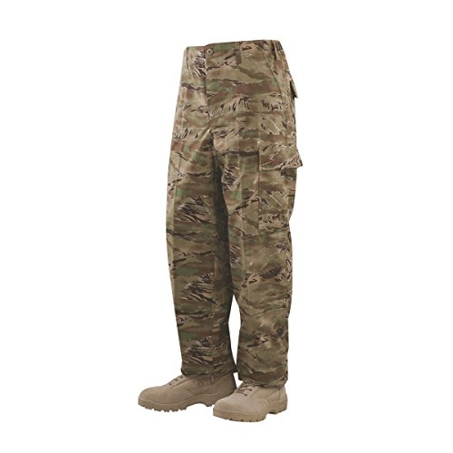 Tru-Spec BDU Pants, NYCO R/S BDU, All Terrain Tiger Stripe, Large, Regular 1219005