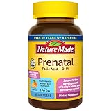 Nature Made Prenatal Vitamins for Women with Folic Acid + DHA, Prenatal Vitamin and Mineral Supplement for Daily Nutritional Support, 60 Softgels, 60 Day Supply