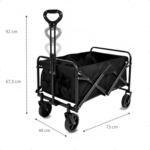 Carrinho De Carga Portátil Dobrável De Camping Resistente Wagon