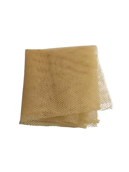 RiChâles's Beige/Golden/Fawn Big Hole Can-Can Net Fabric Material (42 inches Width; 1 Meter)-image-5
