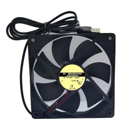 Ventilador USB para computadora | Ventilador de refrigeración silencioso USB de 5 V | Ventilador de refrigeración de computadora para chasis, routers, decodificador, escritorio, portátil, dispositivo