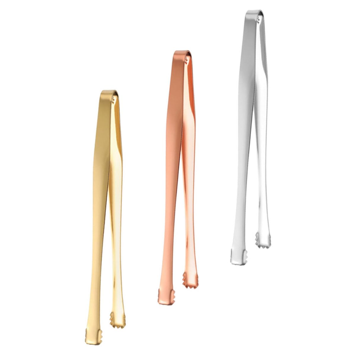 Unomor Stainless Steel Tongs Ice Tongs for Serving Sugar Cube Holder Lightweight Easy to Use