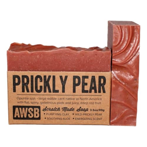 A Wild Soap Bar Prickly Pear Cactus Soap, Rosemary Mint, 3.5 oz
