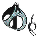 Sweet Basset Hound - Chaleco reflectante con correa para mascotas para perros y gatos pequeños, chaleco ajustable para caminar al aire libre