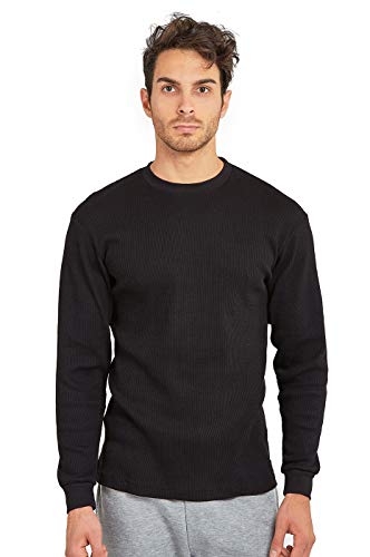 Men's Classic Waffle-Knit Heavy Thermal Top (L,...