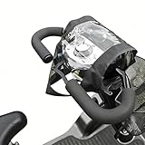 Mobility Scooter Control Panel Tiller Cover, Clear Waterproof Tiller Cover, Easy Fix Visibility Adjustable Rain Tiller Protector for Joystick Scooter Control Device Electric Wheelchair Storage Arm