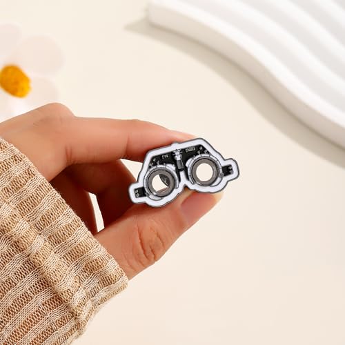 Image of Medical Optometrists Enamel Brooch Ophthalmology Vision Test Optometry Pin Jewelry for Doctor Nurse Backpack Lapel Badge