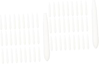 SEWACC 50 Peças De Recarga De Caneta De Tinta Suprimentos De Pintura A Óleo Quadros Brancos Para Estudantes Tinta Branca Pontas De Caneta De Tinta Acrílica Recarregáveis Pontas De