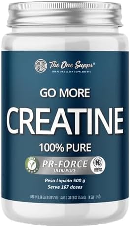 Creatina 100% Pura 500g Go More The One Supps