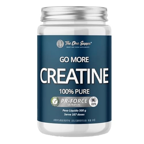 Creatina 100% Pura 500g Go More The One Supps