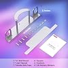 VR Wall Mount - Compatible with Meta Oculus Quest 3S/3/2/Pro/Rift-S, Aluminium VR Headset & Controller Hanger with Two Storage Options