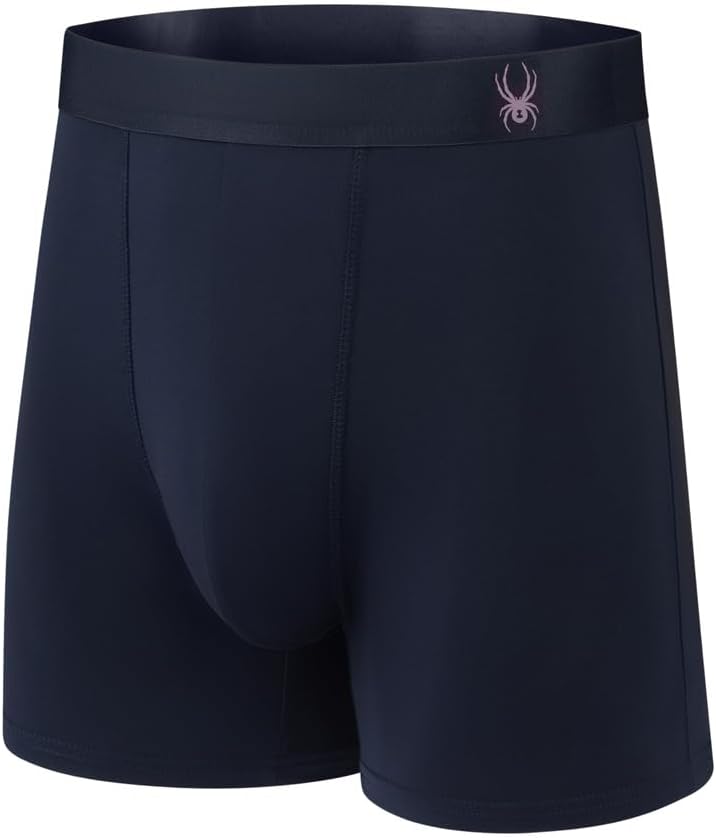 Spyder Mens Boxer Briefs 5 Pack Poly Spandex Performance Boxer Briefs Underwear - Image 5