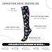 Supdreamc Cute Comfortable Socks for Adults Beautiful Map Of World, Fashion Compression Knee High for Daily Wear Outdoor Running Hiking Sports Gifts
