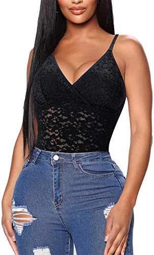 lace tank top bodysuit