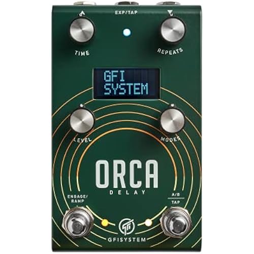 GFI Systems Orca Stereo Delay Pedal Guitar Effects Pedal