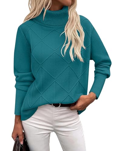 Zeagoo Womens Fall Fashion 2026 Turtle Necks Long Sleeve Casual