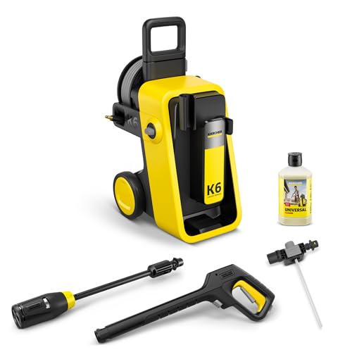 Kärcher hidrolimpiadora K 6 Comfort Premium, presión: 160 Bar, caudal: 510 l/h, Superficie: 50 m²/h, Peso: 18,2 kg, Manguera de Alta presión, enrollador de mangueras, Multi Jet 4 en 1
