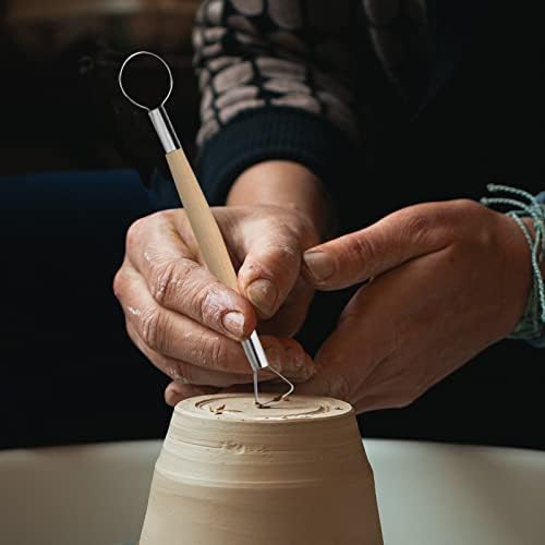 Loobas 11 PCS Clay Sculpting Tools,Polymer Tools Pottery and Supplies Ceramic Sculpture Modeling Shapin Carving for Kids Adults Beginners As the picture 5 41RemK4iWmL. AC