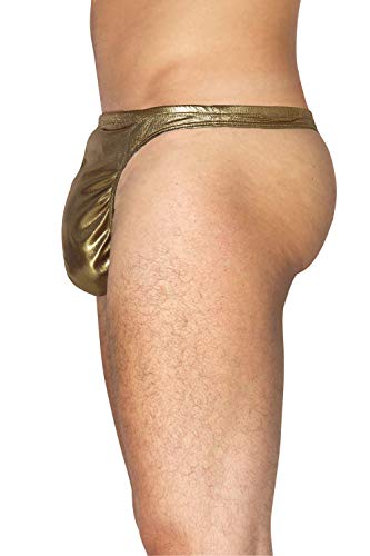 Intimo Men's Metallic Lame Thong2