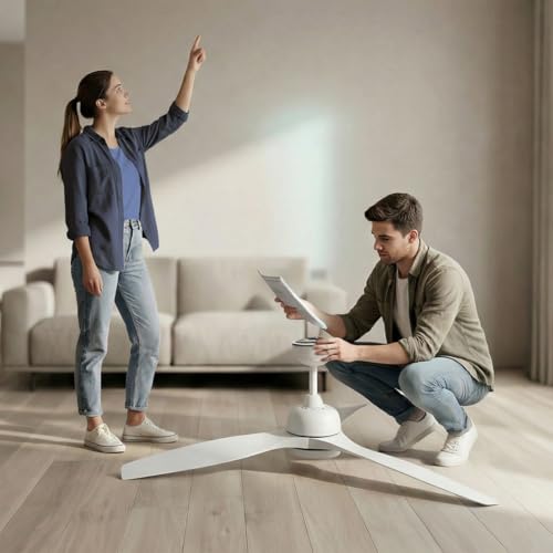 Ventilateur De Plafond Cecotec EnergySilence Aero 452 Quicksnap – 30W Moteur DC, 6 Vitesses, Télécommande - vue 8