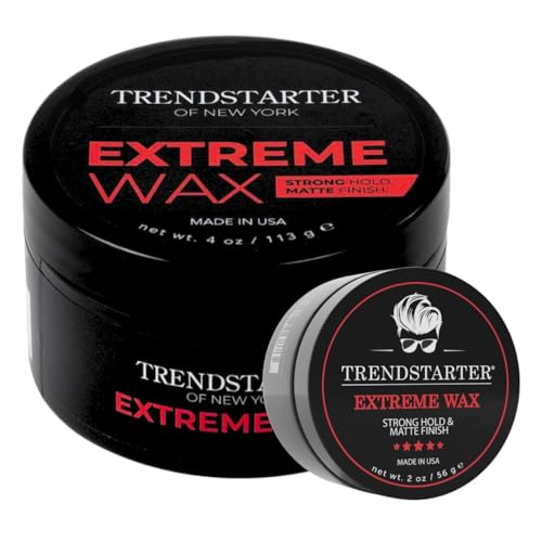TRENDSTARTER Extreme Wax Bundle 4oz y 2oz viaje miniatura 1