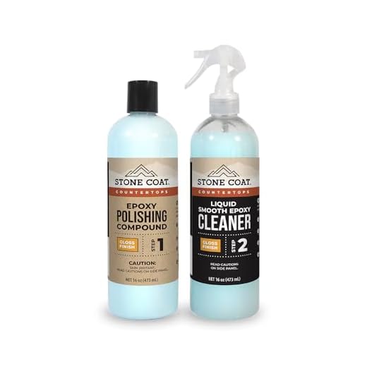Polishing & Cleaning Kit for Epoxy Resin (Stone Coat Countertops) – Remove Scratches from Epoxy Projects After Sanding! Smooths Out Counters, Tables, and Other Surfaces!