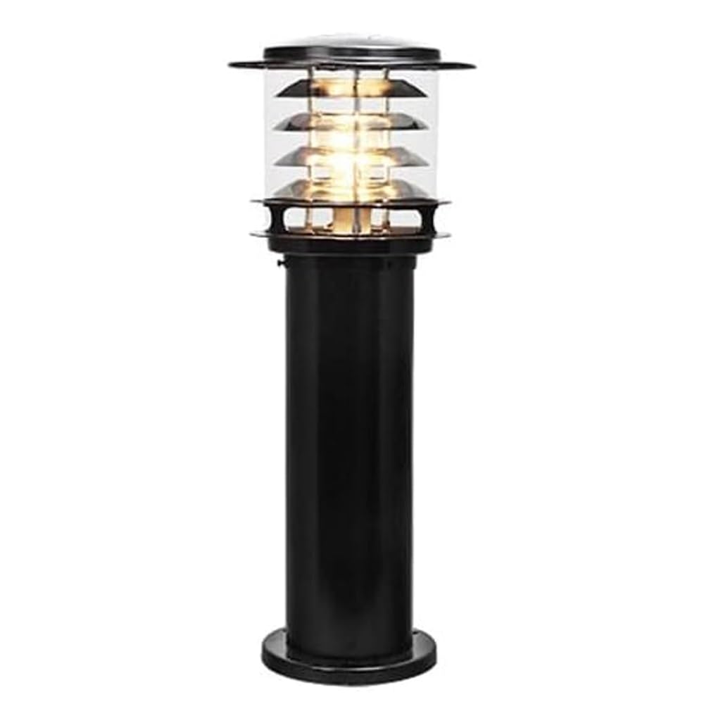 GTHTUHFD Modern Simple Post Lamp, Outdoor Pillar Lighting, Waterproof Street Light For Garden Patio Driveway Pathway,Black-Height:23.6inch/60cm