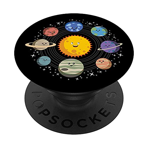 Sistema solare, pianeti, bambini, ragazzi, galassia PopSockets PopGrip Intercambiabile
