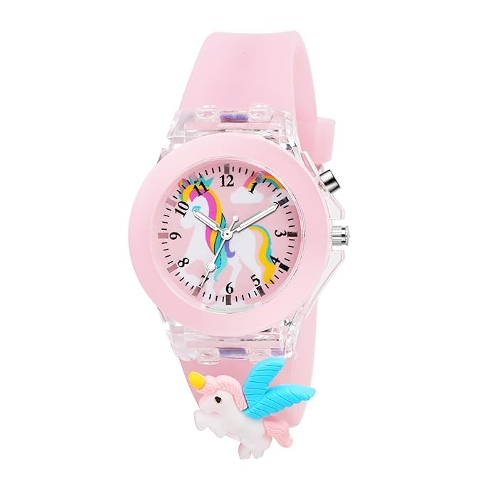Digital Watches Hello Kitty and Princess Frozen watch for Kids Girls 3D Spiderman/Frozen/Ben 10/Hello Kitty/Iron Man Avenger Digital Watch for Kids with Music & Disco Lights (Pack of 1)(3 to 7 Years Age Group)-image-3