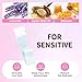 Beauty7 Sensitive Lip Wax Strips, Facial Wax Strips, Face Hair Removal, 20 pcs with Pearl Powder Essential Oil Waxing Strip, for Sensitive Skin Types Women