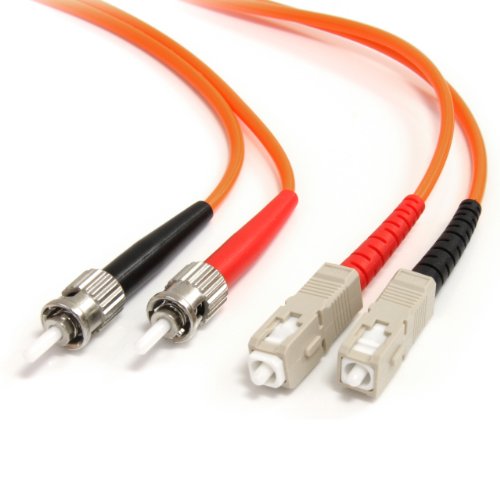 Startech.com 1M Fiber Optic Cable - Multimode Duplex 62.5/125 - Lszh - St/Sc - Om1 - St To Sc Fiber Patch Cable (Fibstsc1) #TOP10