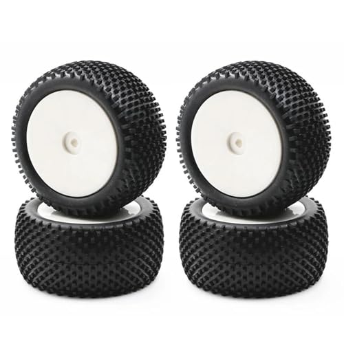 Pneus RC 90mm Haute Adhérence pour Buggy Wltoys 144001 et Tamiya 1/10 Tout-Terrain