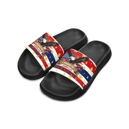 Image of Slides for Boys Girls Quick Drying Kids Slides Sandals Non-Slip