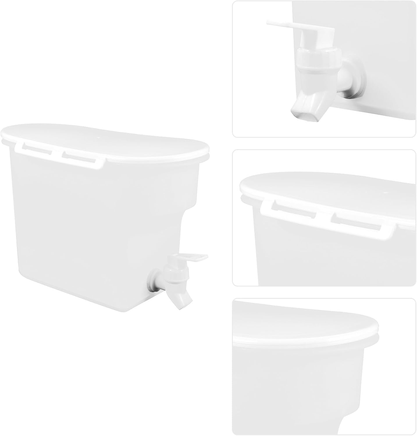 Water Jug with Faucet, Large Capacity PP Heat Resistant